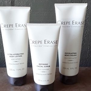 3 piece Crepe Erase body lotions